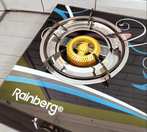 Плита Rainberg RB-2231 газовая плита настольная плита на 2 конфорки туристическая плита портативная плита газ