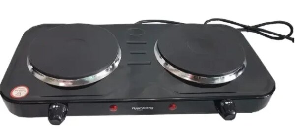 Электроплита дисковая 2-х конфорочная Rainberg RB-999 2400 Вт