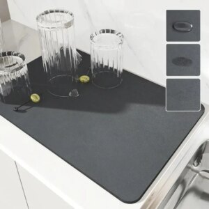 Коврик для сушки посуды, 140 см х 30 см х 0.4 см PVC mat LY-631