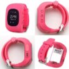 Детские смарт часы телефон Smart Baby Watch Q50 с GPS трекером Розовые