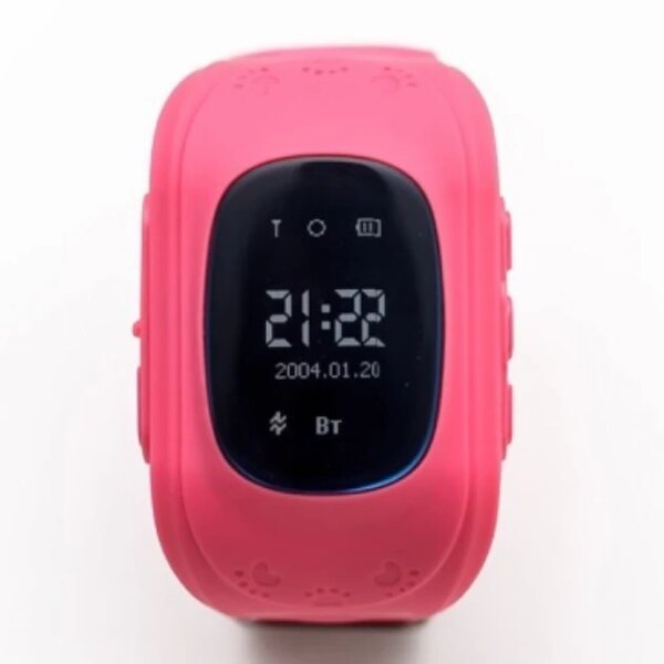 Детские смарт часы телефон Smart Baby Watch Q50 с GPS трекером Розовые
