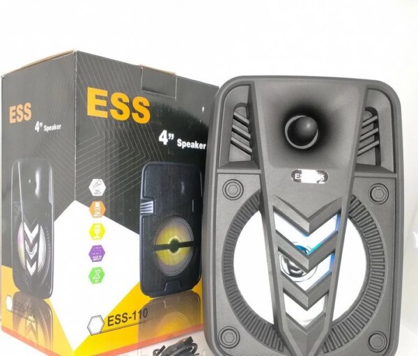 Колонка мини-чемодан от сети и от аккумулятора с USB, SD, FM, AUX, Bluetooth ESS-105