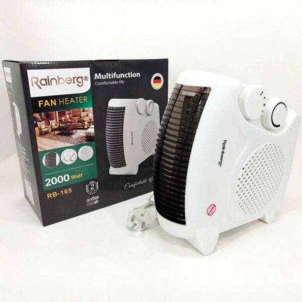 Тепловентилятор Rainberg RB-165 /обогреватель/ дуйчик/ 2000W