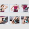 Вибромассажер для спины и тела Magic Touch massager HSM 50303 4в1 Серый с насадками