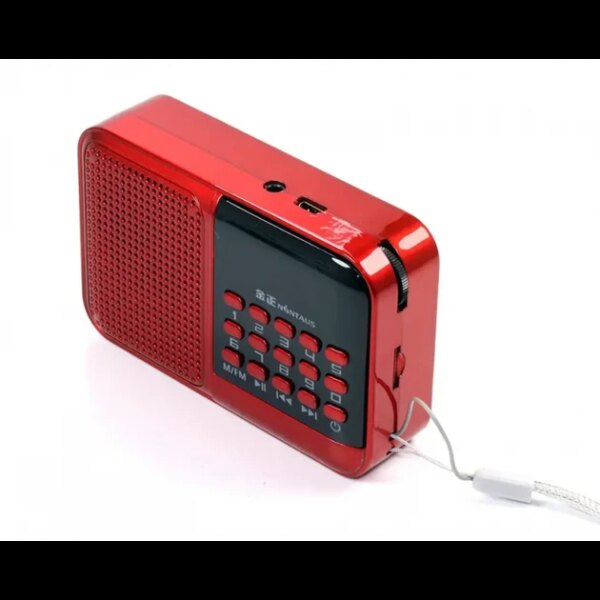 Радиоприёмник аккумуляторный BKK S61 Радио колонка с FM USB MicroSD