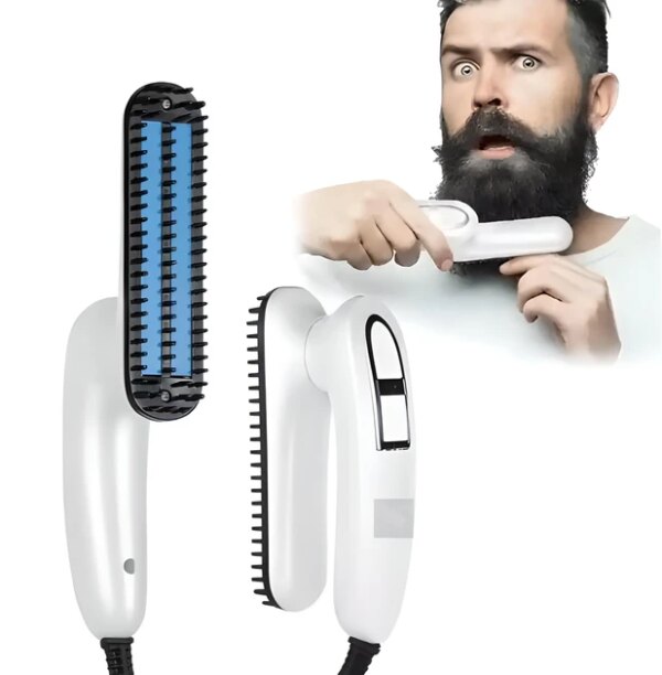 Утюжок-Гребень выпрямитель для бороды и волос Beard Hair Straightener  EL-1319