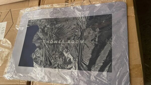Универсальный антискользящий коврик для ванной Shower Room 40х60 см цвет коричневый