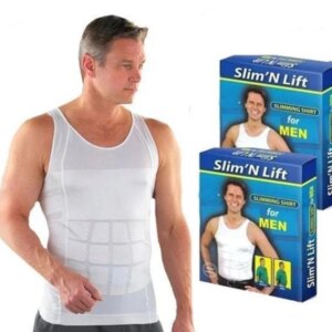 Мужская коррекционная майка, утягивающая слим Slim'n Lift, майка для похудения Размер 2XL