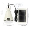 Аккумуляторный фонарик 10W с солнечной панелью Golden Road GR-020 для улицы и помещений