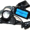 Налобный фонарь LED T6 со встроенным аккумулятором 2*18650 Bailong BL-2199-T6 черный
