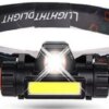 Фонарь налобный аккумуляторный с магнитом, 2 режима MA-101