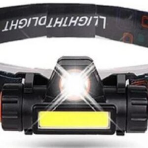 Фонарь налобный аккумуляторный с магнитом, 2 режима MA-101