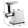 Многофункциональная Мясорубка кухонная Domotec R3391 (2000 Вт):Фарш колбаски измельчение