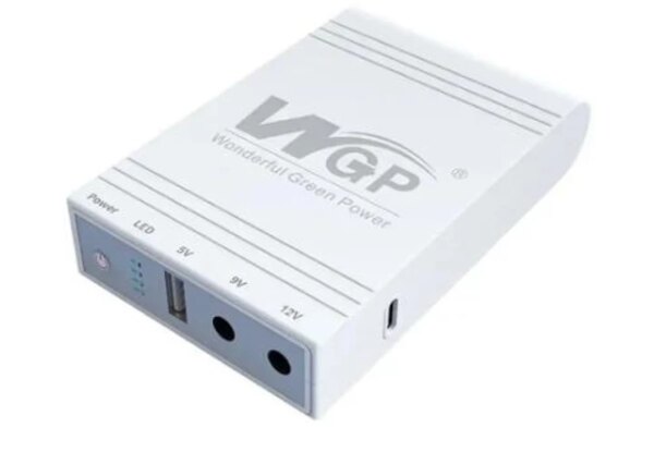 Источник бесперебойного питания WGP103-5912 ИБП для сетевого устройства - роутера Mini DC UPS 5v+9v+12v 10400m