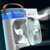 Большой Вентилятор от USB настольный с тремя режимами скорости и регулировкой угла наклона 9418