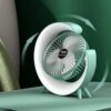 Вентилятор электрический USB 3-скоростной с цветной подсветкой 180° бесшумный