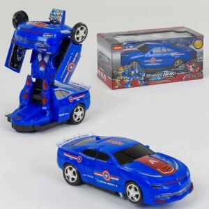 Трансформер-робот машина со звуковым сопровождением от батареек АА SPORTS CAR JS004