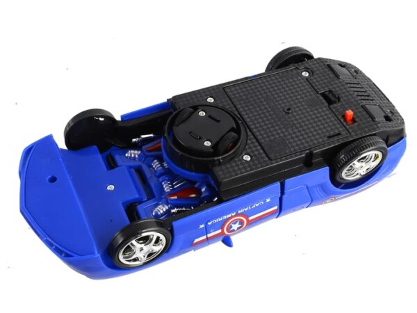 Трансформер-робот машина со звуковым сопровождением от батареек АА SPORTS CAR JS004