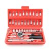 Автомобильный Набор Инструментов Piece Tool Set на 46 Ручных Инструментов в Пластиковом Кейсе