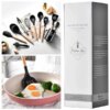 Набор принадлежностей для кухни 12 предметов Kitchen Set, RD-1204 Кухонный набор в стакане Черный
