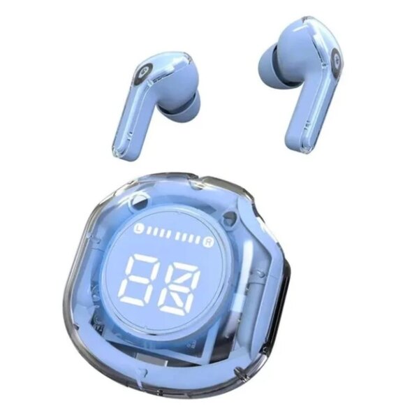 Беспроводные bluetooth наушники TWS с зарядным кейсом Ultrapods Pro V5.3 Синие