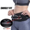 Поясная сумка для телефона водоотталкивающая спортивная Belt-Case черная