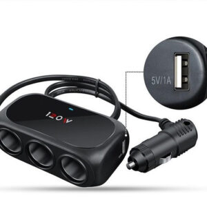 Разветвитель для прикуривателя Xunniu WT-D23 Black