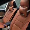 Набор подголовников для сидений автомобиля 2 шт. Коричневый