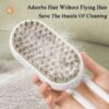 Щетка-массажер-спрей паровая Pet Spray Massage Brush 3в1 для вычесывания собак и кошек Белый