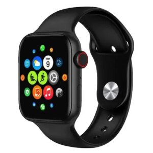 Умные часы Смарт часы Smart Watch T500 с сенсорным экраном и пульсометром голосовой вызов черные