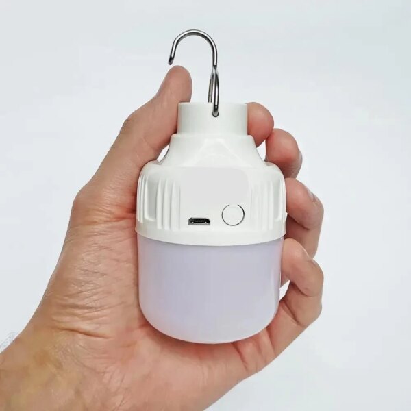 Лампа для кемпинга на крючке аккумуляторная с зарядкой Micro USB Solar BL HY-701 10W
