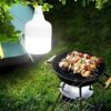 Лампа для кемпинга на крючке аккумуляторная с зарядкой Micro USB Solar BL HY-701 10W