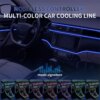 Подсветка салона авто Ambient light Rgb, светодиодная лента торпеды USB Bluetooth многоцветная