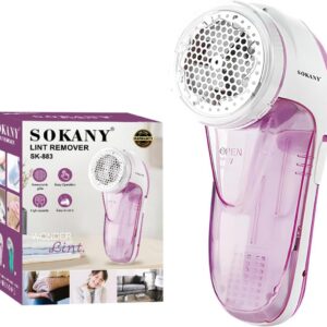 Машинка для удаления катышков с одежды Бритва для удаления катышков Sokany SK-883 Розовый