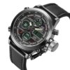 Армейские мужские часы AMST 3003 Black (противоударные с подсветкой)