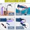Водяной пистолет электрический аккумуляторный Water Gun Glock с 2 обоймами для воды Blue