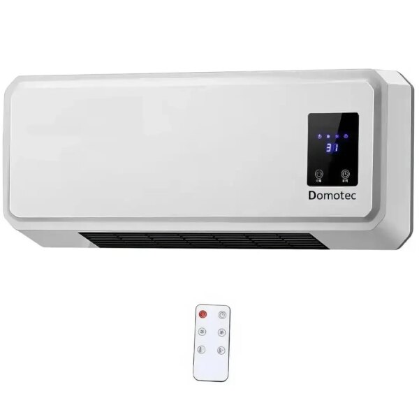 Тепловентилятор-дуйка с пультом управления Domotec MS 5962 Настенный обогреватель для дома