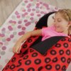 Детский спальный мешок плюшевая игрушка подушка TOPA Божья Коровка 120 см Красный Baby sleeping bag Size S