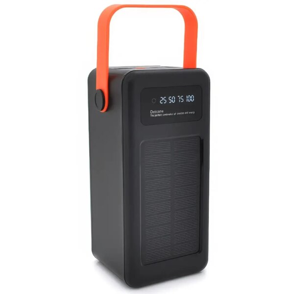 Портативное зарядное устройство с солнечной панелью Power Bank YM-639 CX Внешний аккумулятор на 120000 mAh