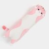 Мягкая детская игрушка Кот Батон 70 см, Розовый / Плюшевая игрушка подушка длинный котенок