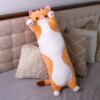 Игрушка детская Кот Батон 70 см Коричневый / Плюшевая игрушка подушка длинный котенок