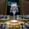 Декоративный LED светильник ночник Diamond light Бриллиант светодиодный хрустальный на аккумуляторе USB