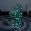 Светящийся теплый и нежный плед для детей и подростков 100x150 Magic Blanket Серый