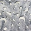 Светящийся теплый и нежный плед для детей и подростков 100x150 Magic Blanket Серый
