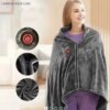 Электроодеяло Плед с подогревом (155*80) Electric Heating Shawl Blanket USB