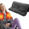 Электроодеяло Плед с подогревом (155*80) Electric Heating Shawl Blanket USB