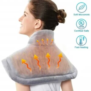Электрогрелка для спины и шеи Heating Pad Электрическая грелка против боли в спине и шеи