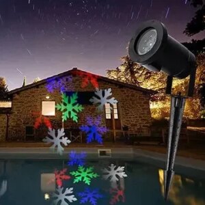 Уличный лазерный проектор с рисунками Festival Projection Lamp 12 pictures star shower