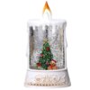 Новогодний музыкальный ночник-светильник XMAS wdl 23005c Музыкальная свеча