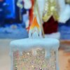 Новогодний музыкальный ночник-светильник XMAS wdl 23005c Музыкальная свеча
